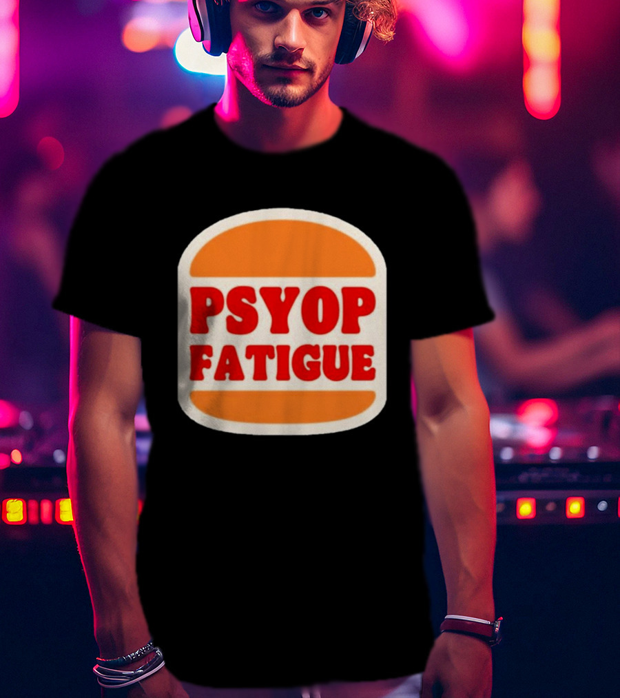 Psyop Fatigue Burger Parody Spirituallock T-Shirt