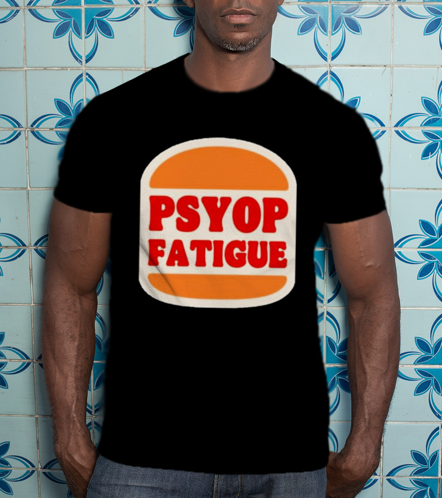 Psyop Fatigue Burger Parody Spirituallock T-Shirt