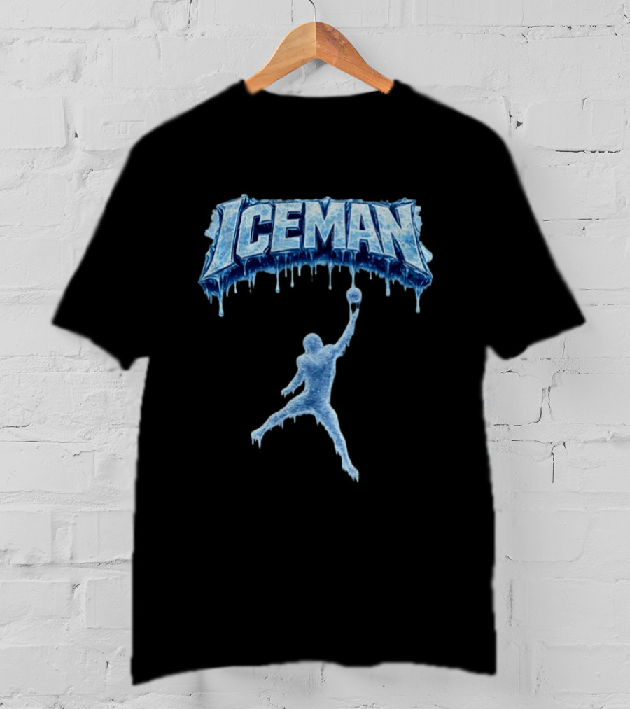 Iceman Caleb Williams Chicago Bears Football Player Ice T-Shirt