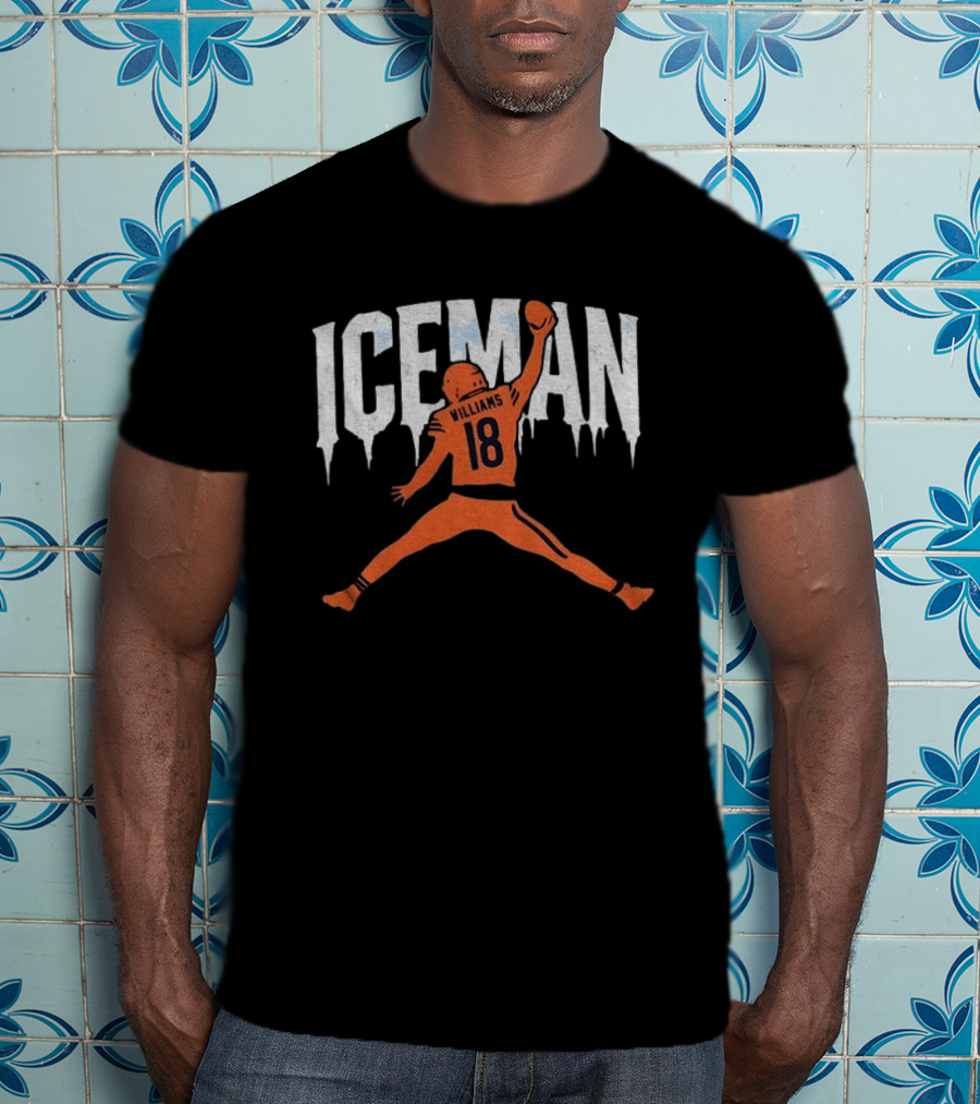 IceMan Williams 18 Jumpman Chicago Bears Football Meme T-Shirt