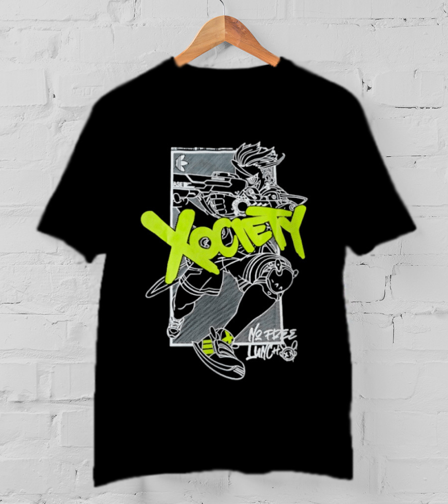 Xociety No Free Lunch Streetwear Fashion T-Shirt