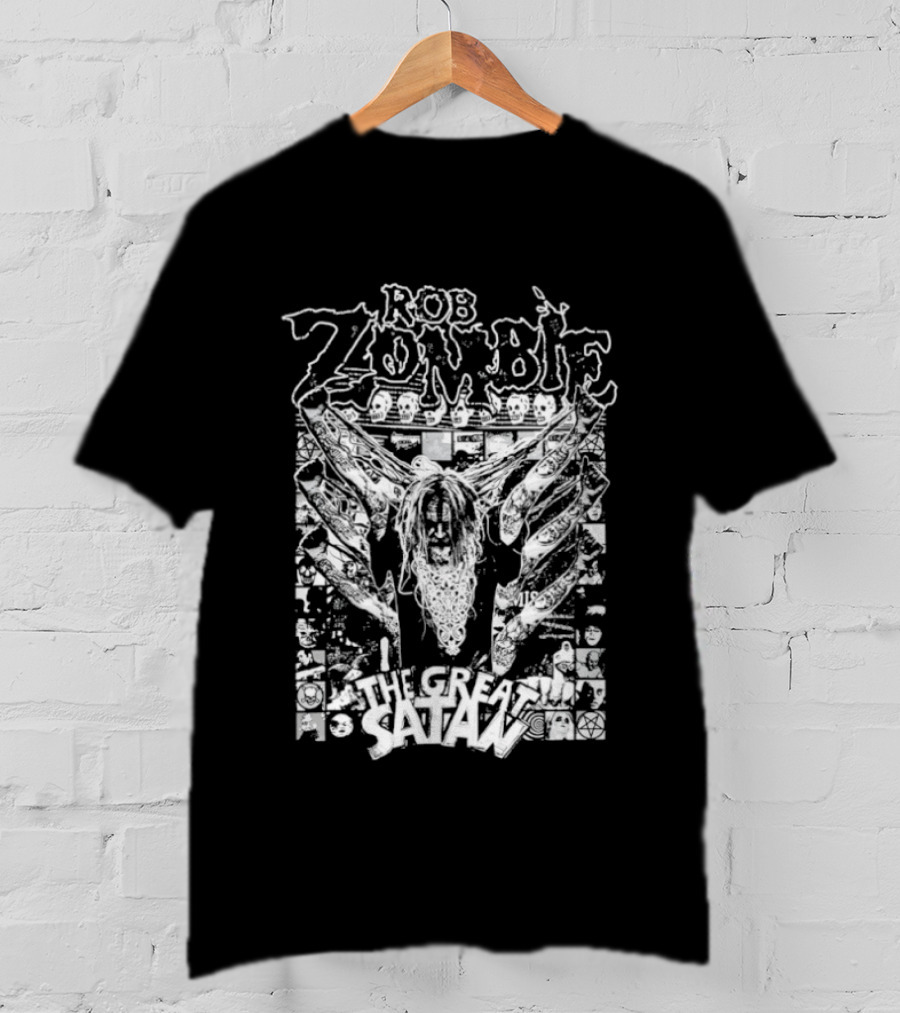 Rob Zombie The Great Satan Iconic Album T-Shirt