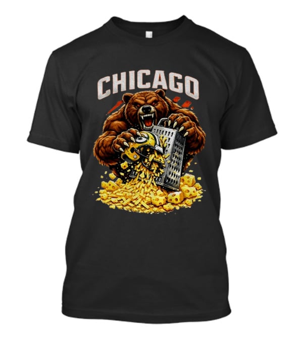 Chicago Bears Football Cheese Grater Green Bay Packers Football Rivalry 2025 T-Shirt