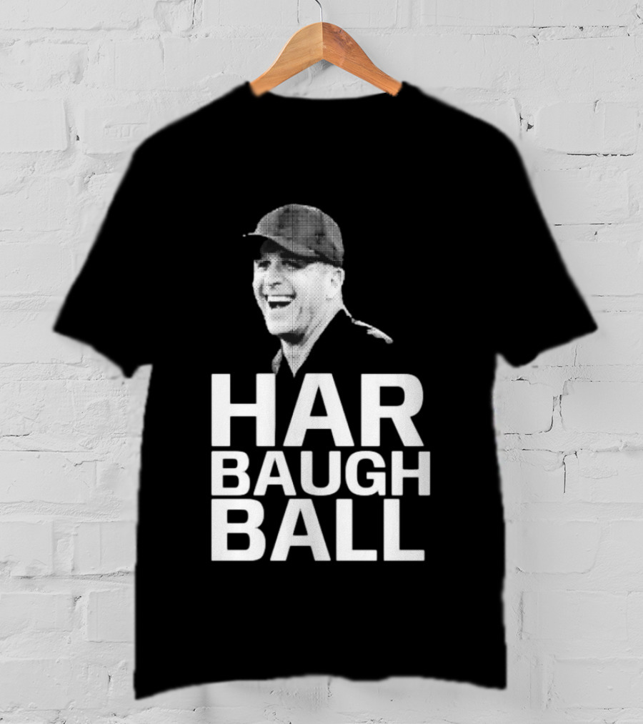 Jim Harbaugh Ball New York Giants Coach T-Shirt