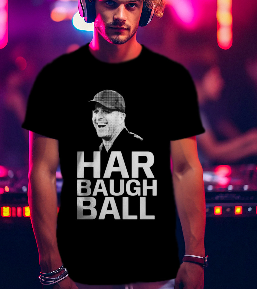 Jim Harbaugh Ball New York Giants Coach T-Shirt