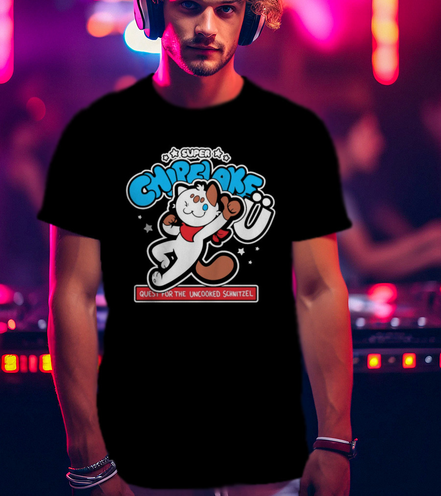 Chipflake Super Chipflake Ü Quest For The Uncooked Schnitzel T-Shirt