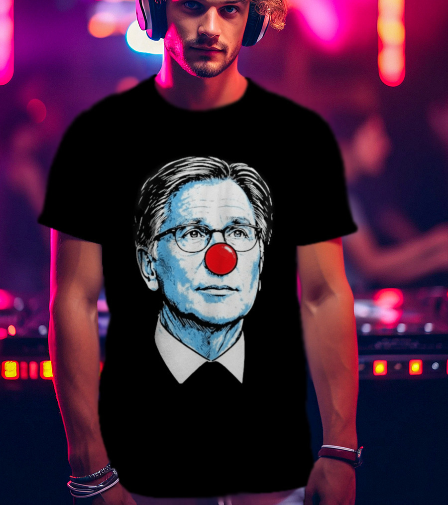 Craig Breslow Clown Portrait Red Nose T-Shirt