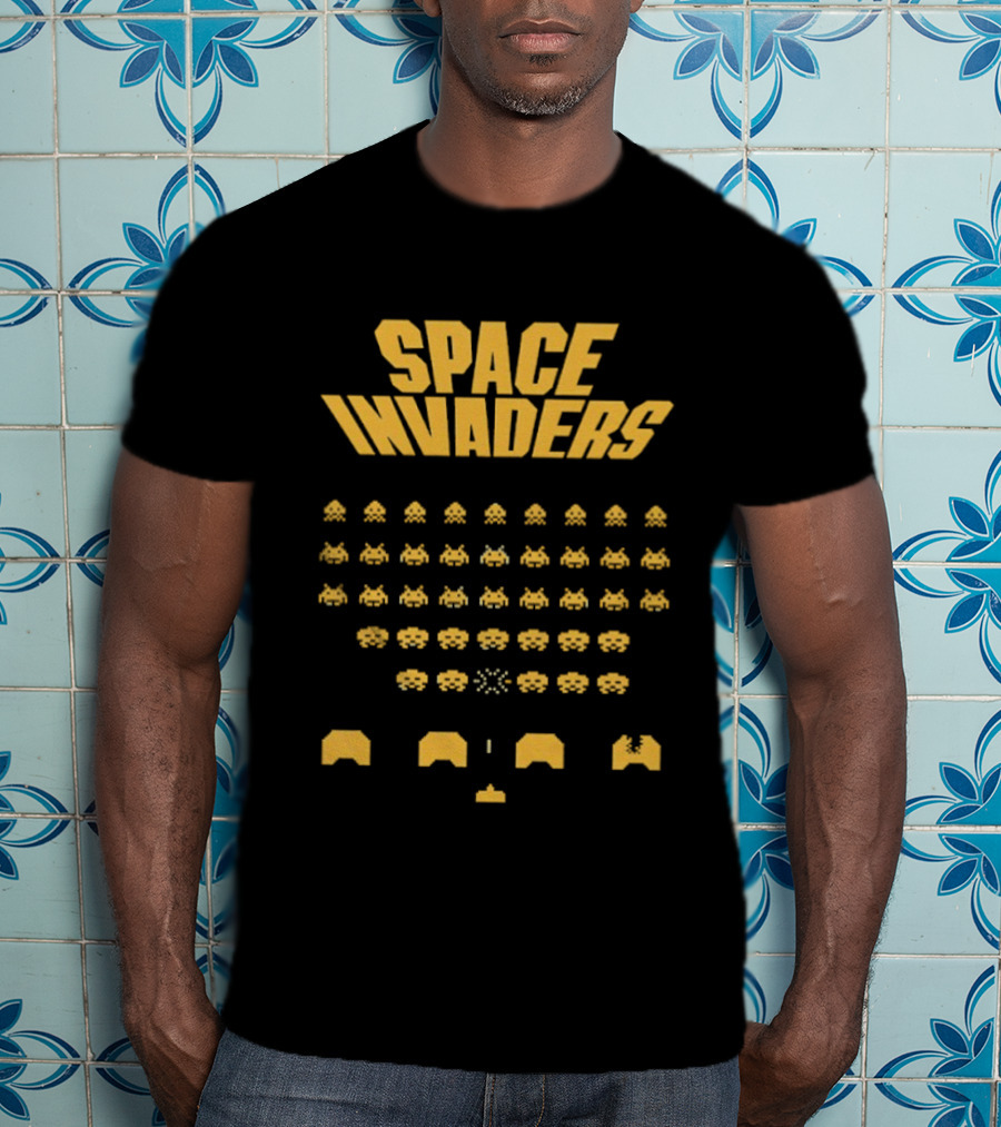 Space Invaders Retro Arcade Game Alien Invasion T-Shirt