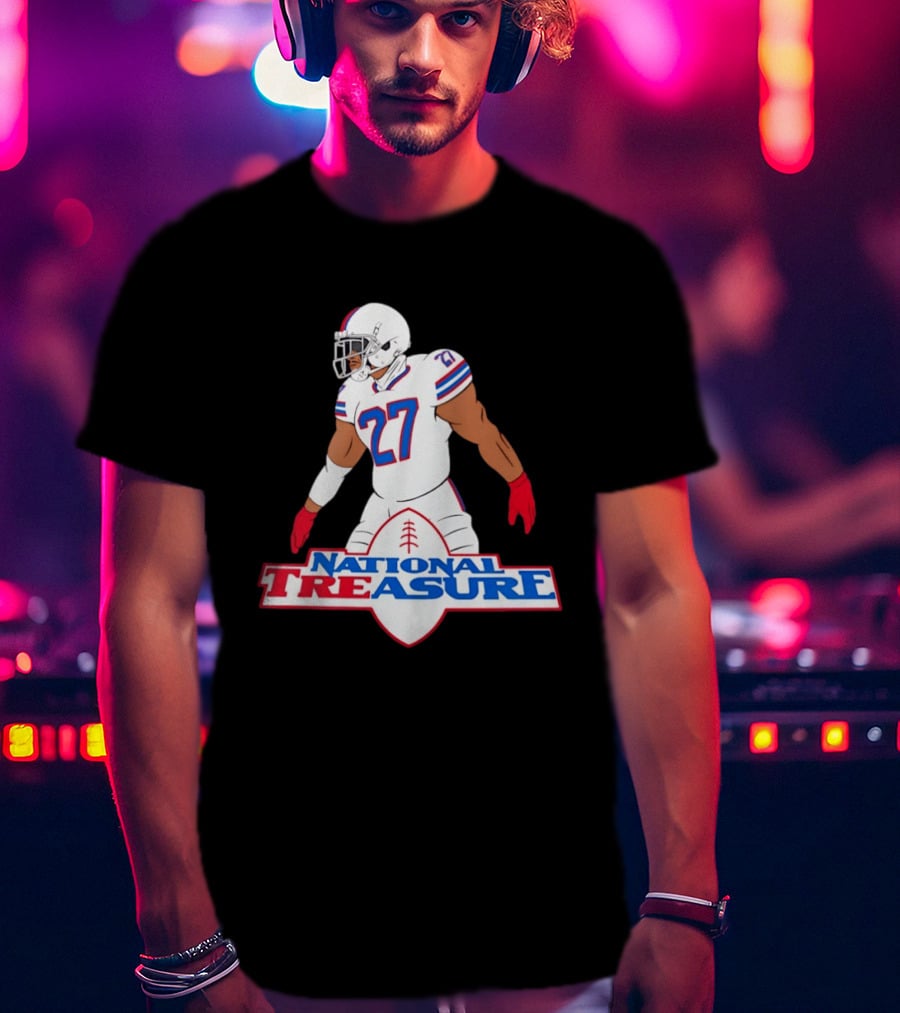 National Treasure Tre'Davious White 27 Buffalo Bills Football Legend T-Shirt