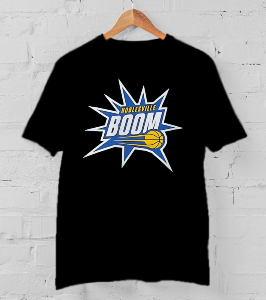 Noblesville Boom Basketball Pacers Fan Gear T-Shirt