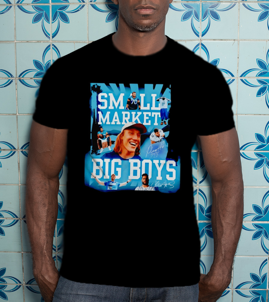 Small Market Big Boys Trevor Lawrence Jacksonville Jaguars Playoffs 2016 T-Shirt