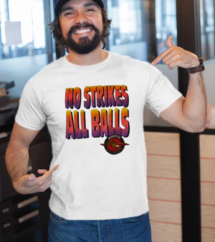 Winston Motorsports No Strikes All Balls T-Shirt