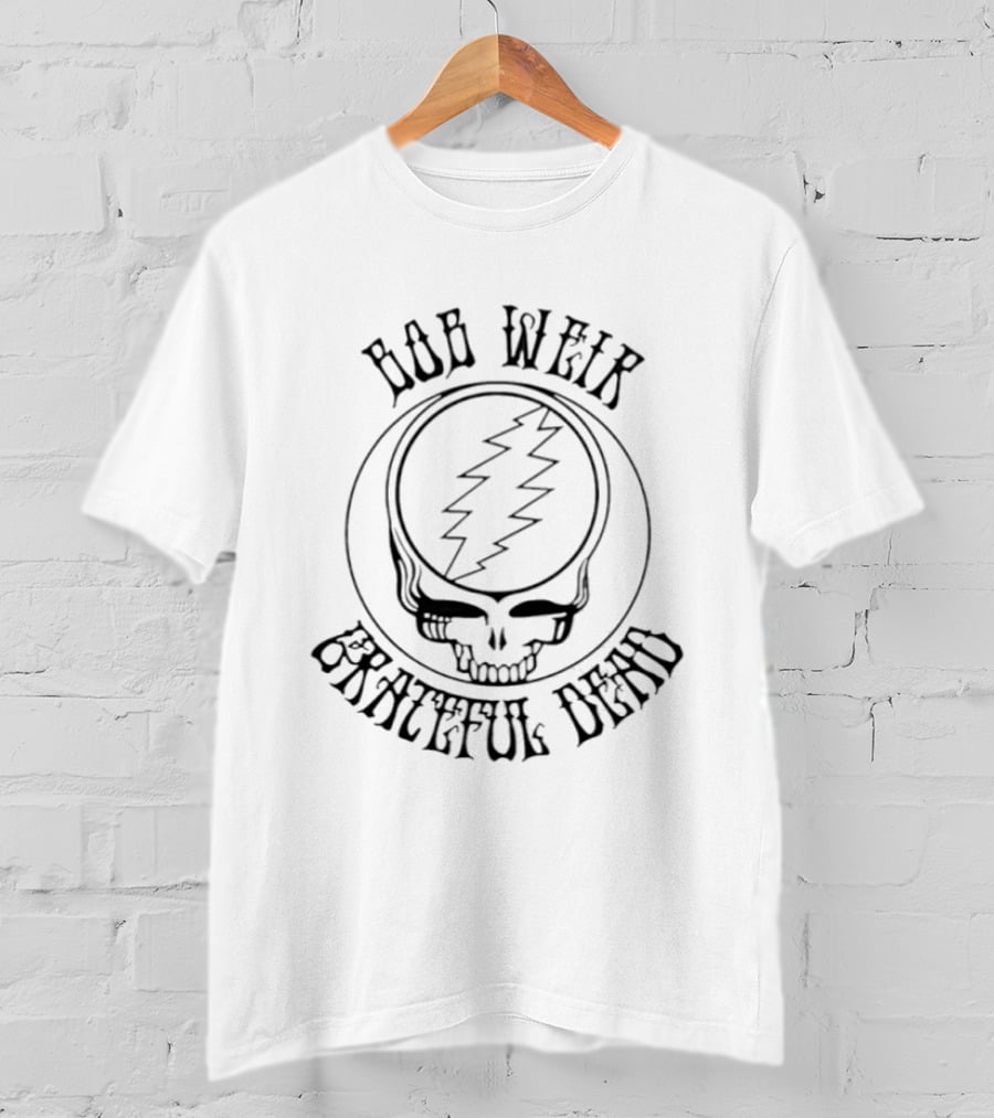 Bob Weir Grateful Dead Steal Your Face Skull T-Shirt