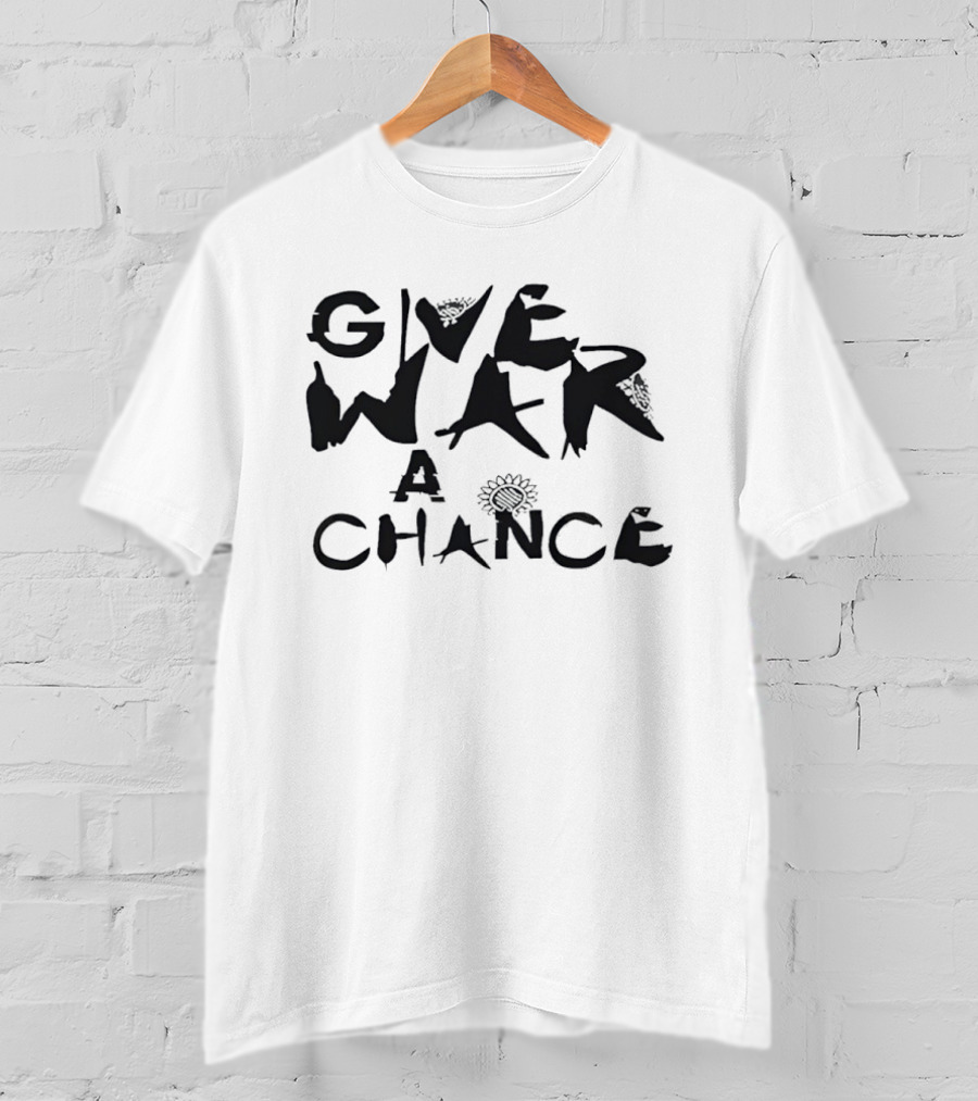 Give War A Chance Sunflower T-Shirt