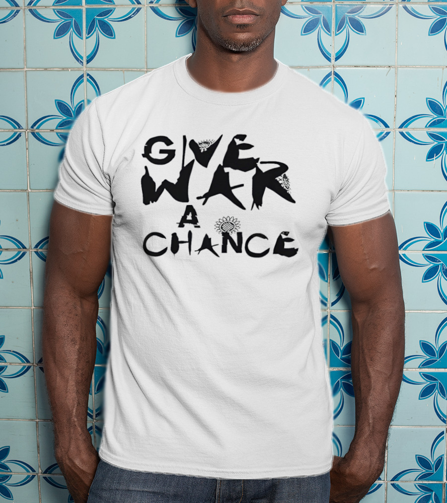 Give War A Chance Sunflower T-Shirt