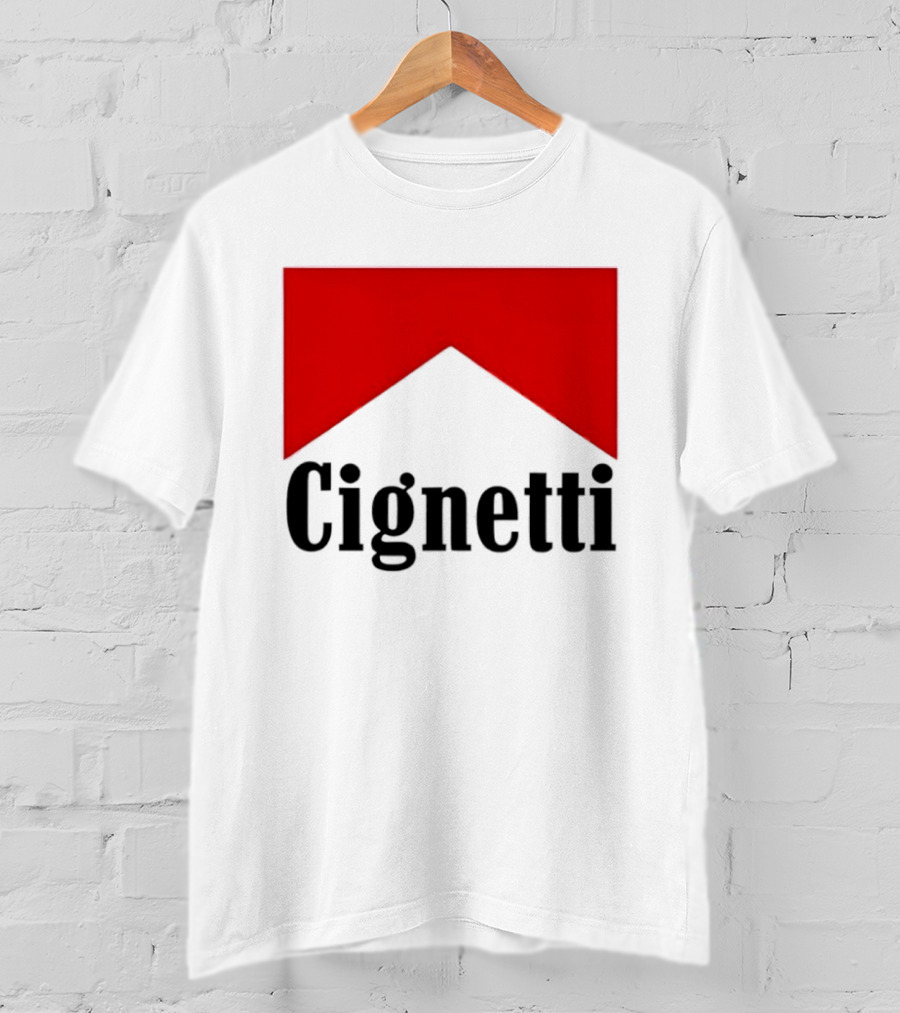 Indiana Hoosiers Curt Cignetti Marlboro Red Chevron T-Shirt