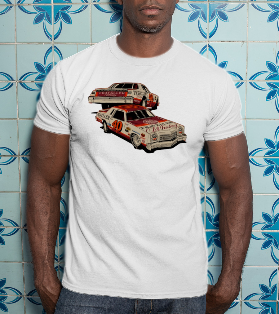 Justin Allgaier No 40 1978 Traveller Whiskey Die Cast Racing Car T-Shirt