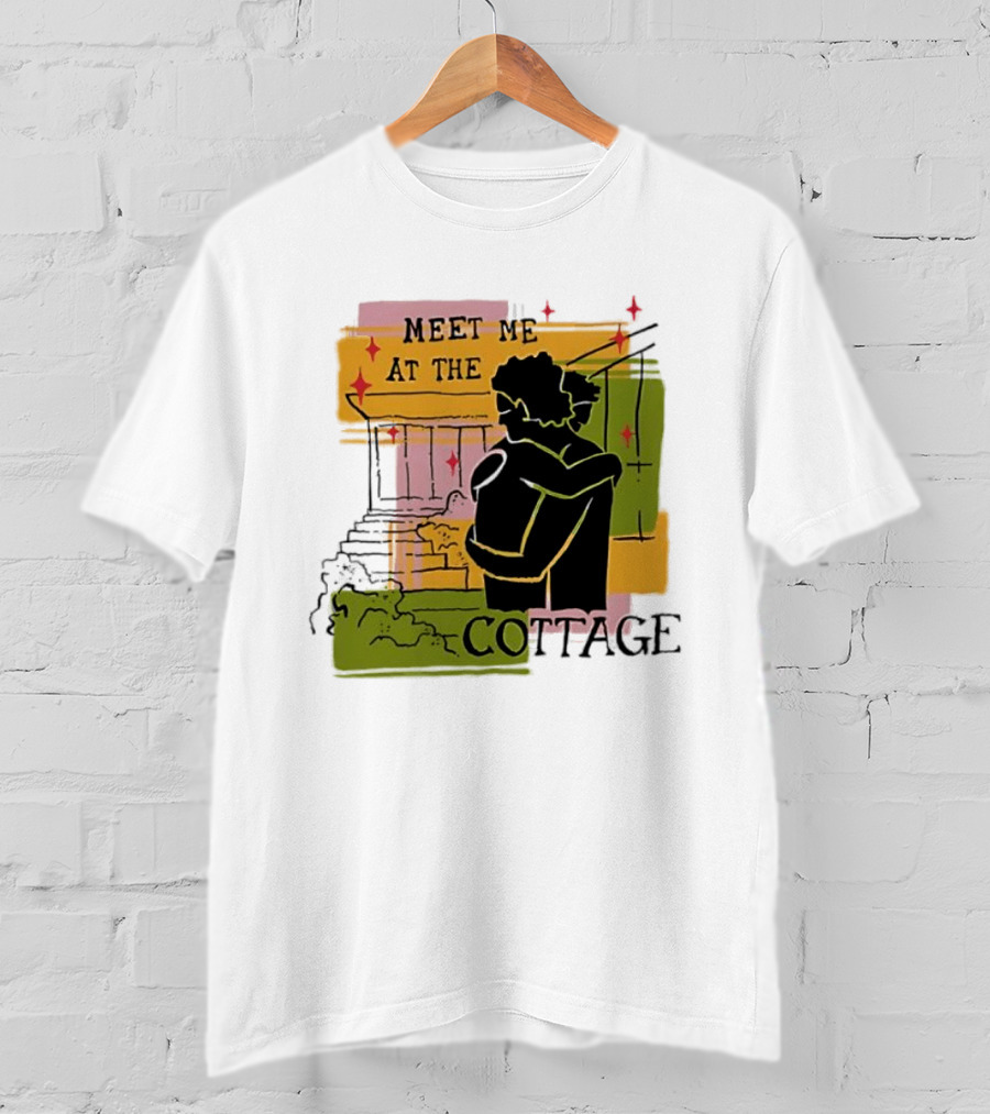 Meet Me At The Cottage Embrace By The Porch Steps T-Shirt