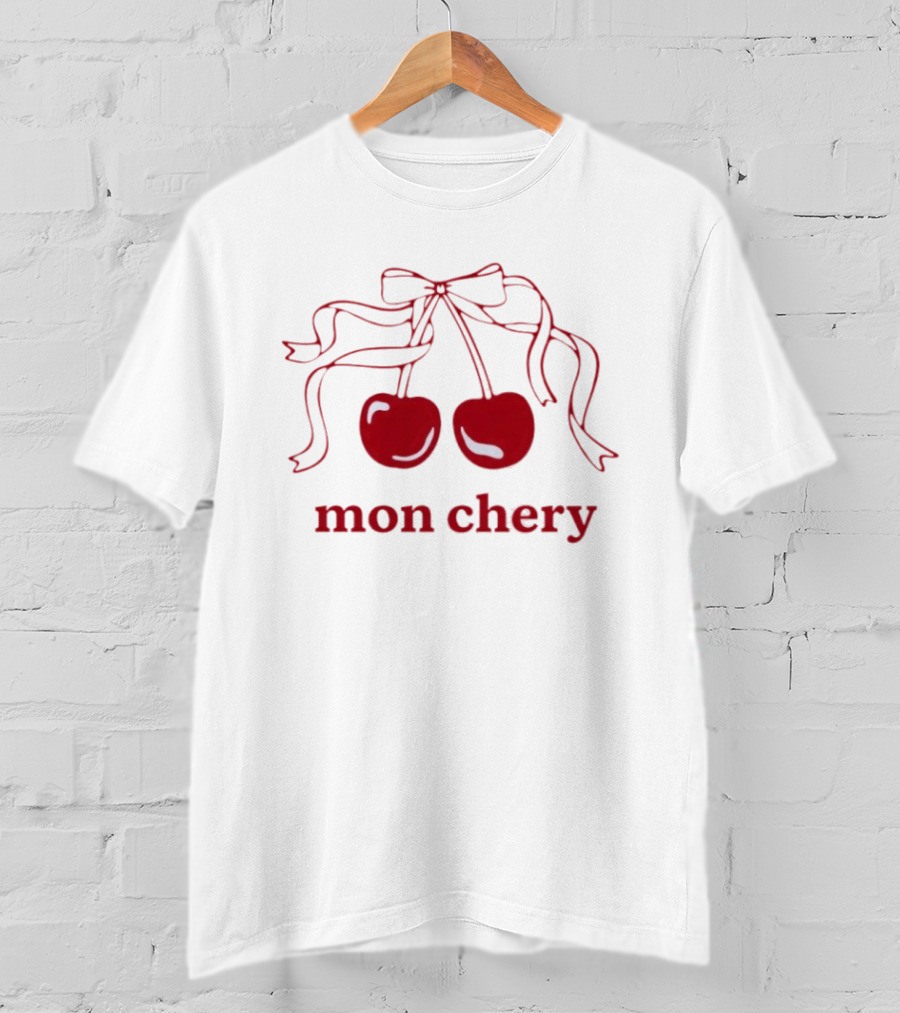 Mon Chery Cherry Bow T-Shirt