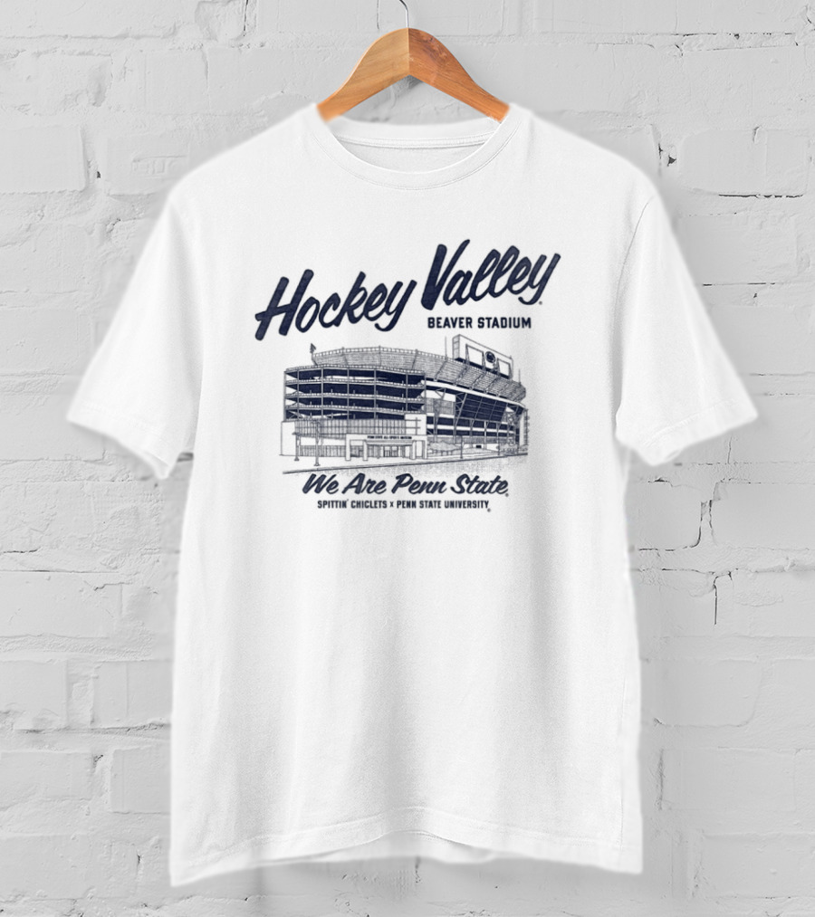 Hockey Valley Stadium Penn State Hockey We Are Penn State Spittin Chiclets T-Shirt
