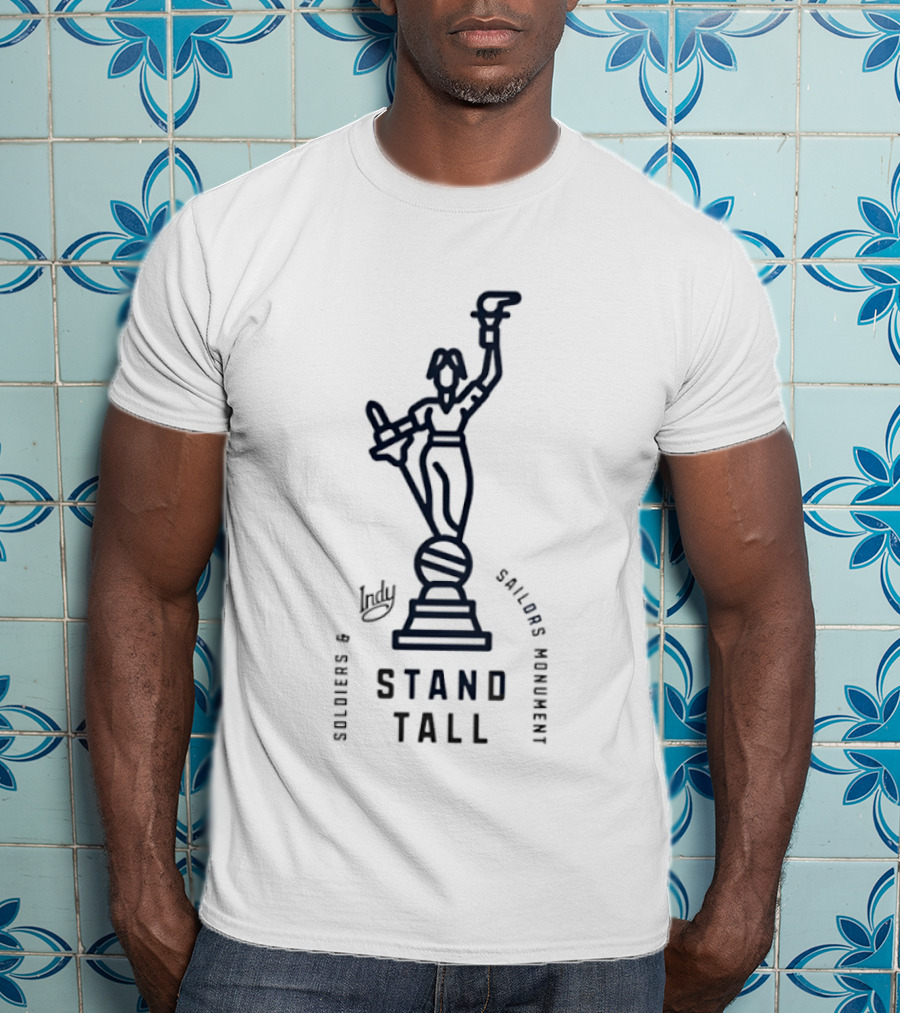 Soldiers And Sailors Monument Stand Tall Statue T-Shirt