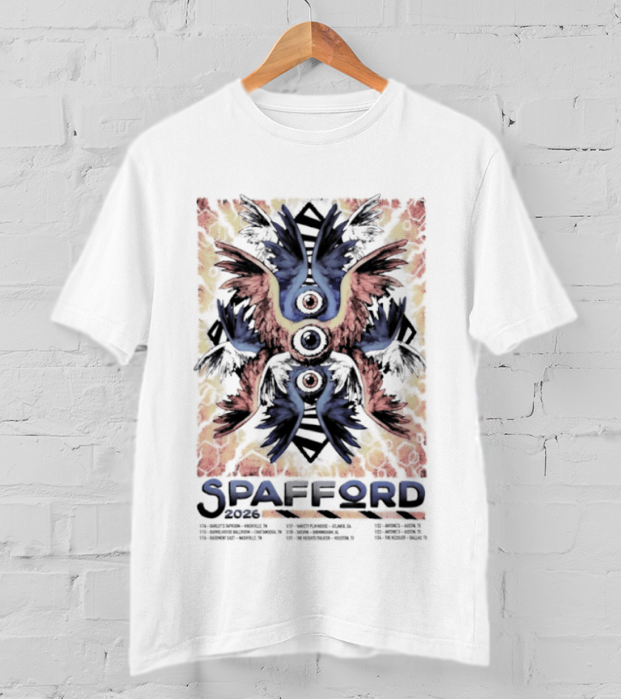Spafford Winter January 2026 Tour Dates Phoenix Las Vegas Flagstaff Denver Salt Lake City T-Shirt