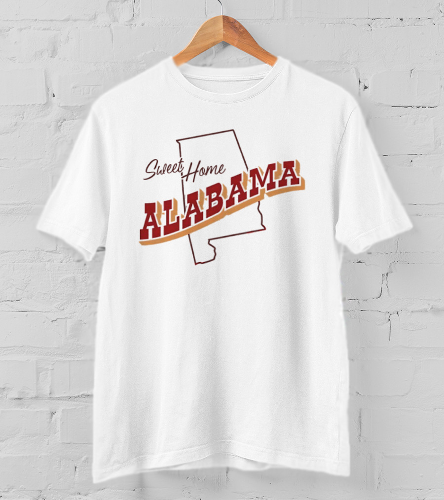 Sweet Home Alabama Map T-Shirt