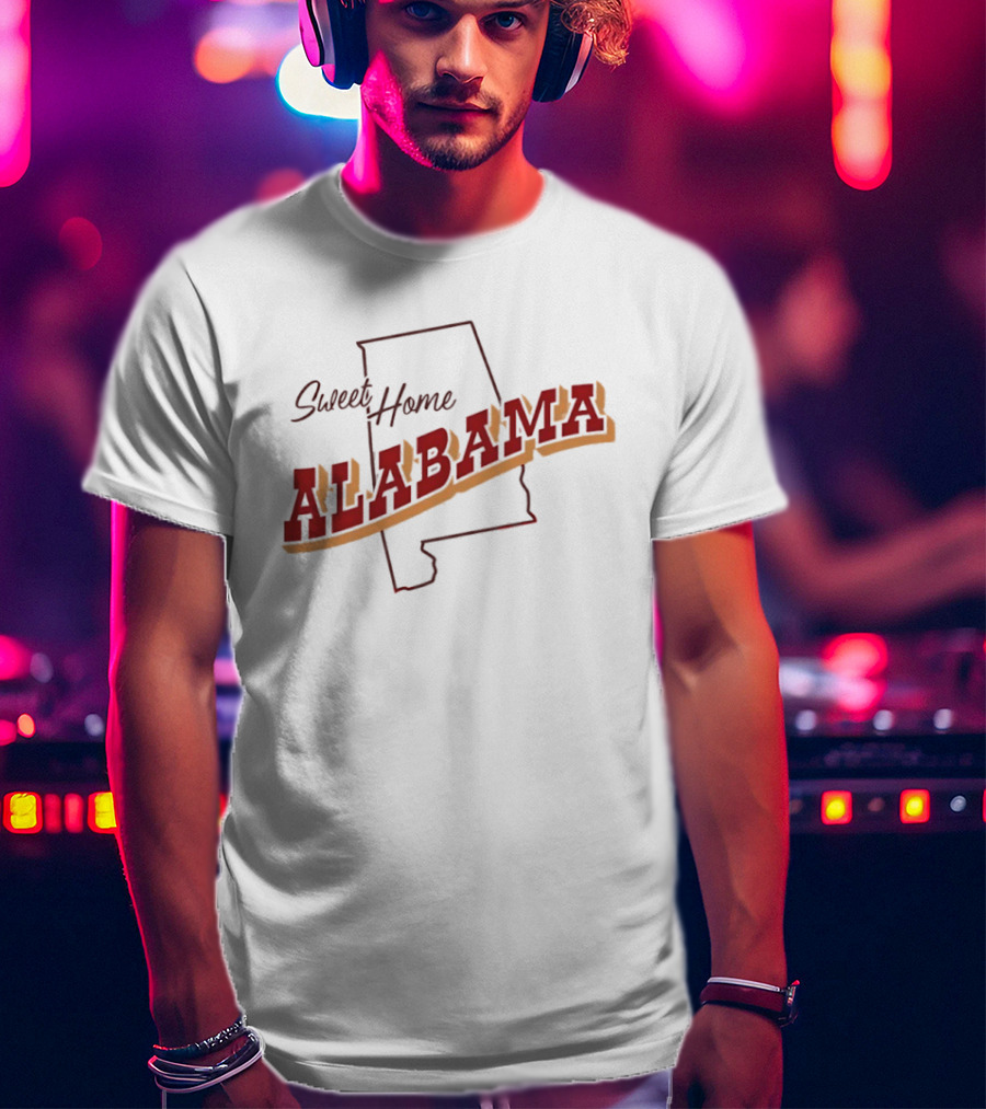 Sweet Home Alabama Map T-Shirt