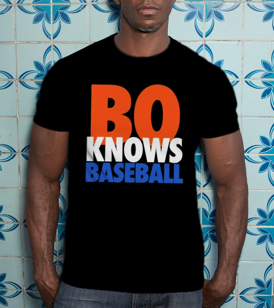 Bo Knows Baseball Retro Sports T-Shirt