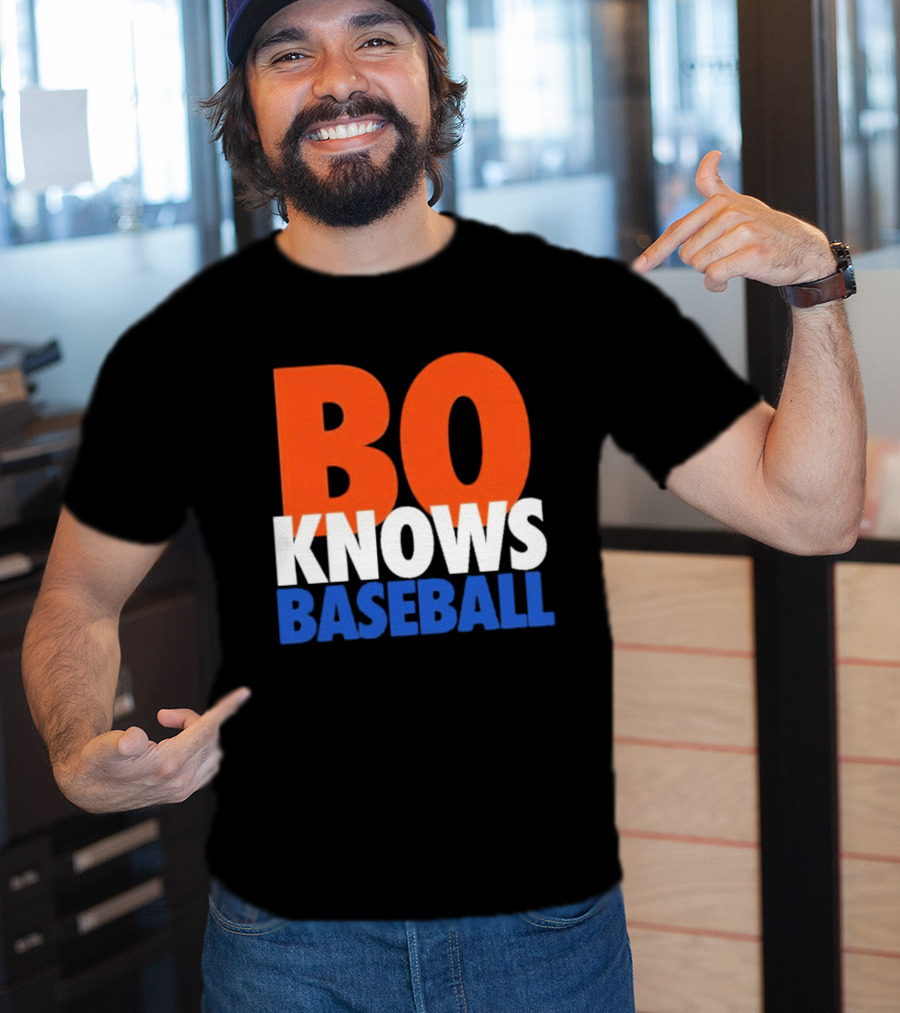 Bo Knows Baseball Retro Sports T-Shirt