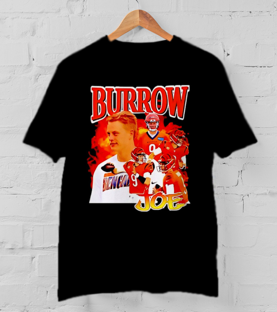 Burrow Joe 9 Cincinnati Bengals Football Star Blazing T-Shirt