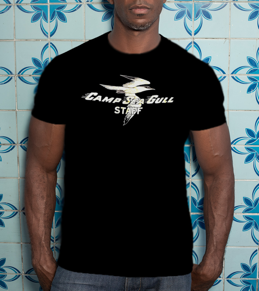 Camp Sea Gull Staff Seagull Flying T-Shirt