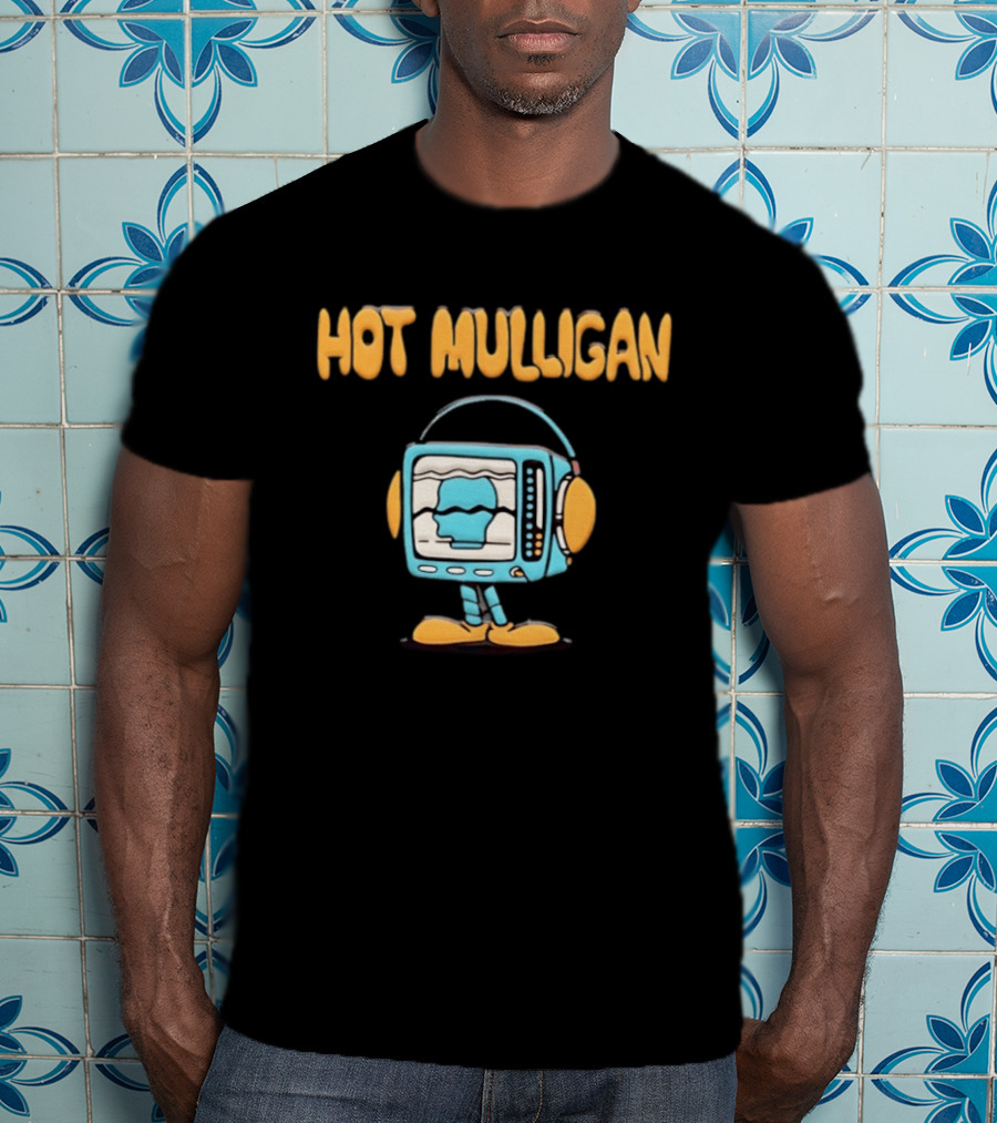 Hot Mulligan TV Guy Puff Headphone T-Shirt