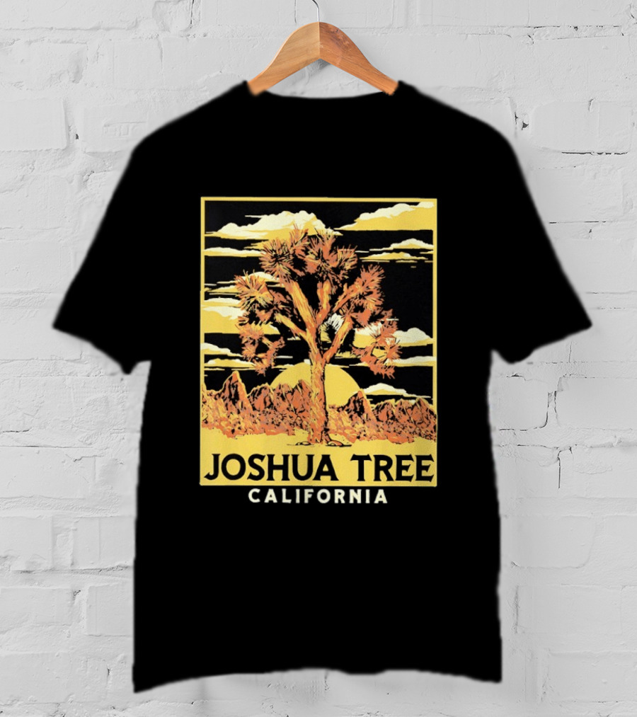 Joshua Tree California Desert Sunset Scenery T-Shirt