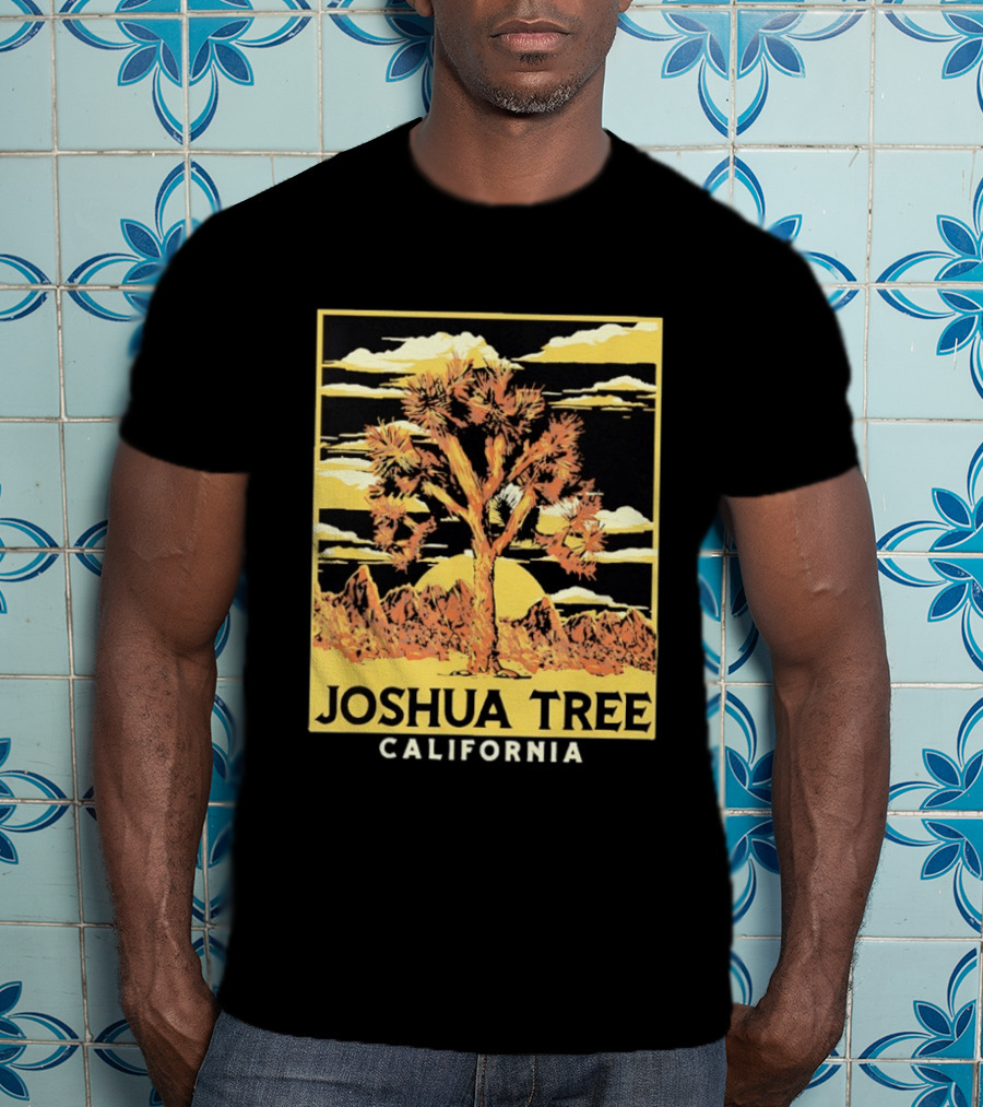 Joshua Tree California Desert Sunset Scenery T-Shirt