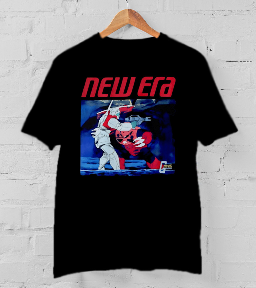 New Era Gundam 1979 Anime Battle Scene T-Shirt