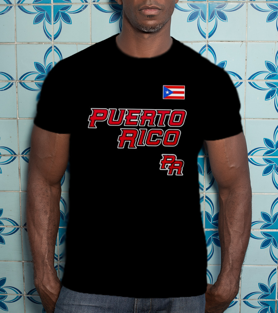 Puerto Rico Baseball 2026 Flag PR T-Shirt
