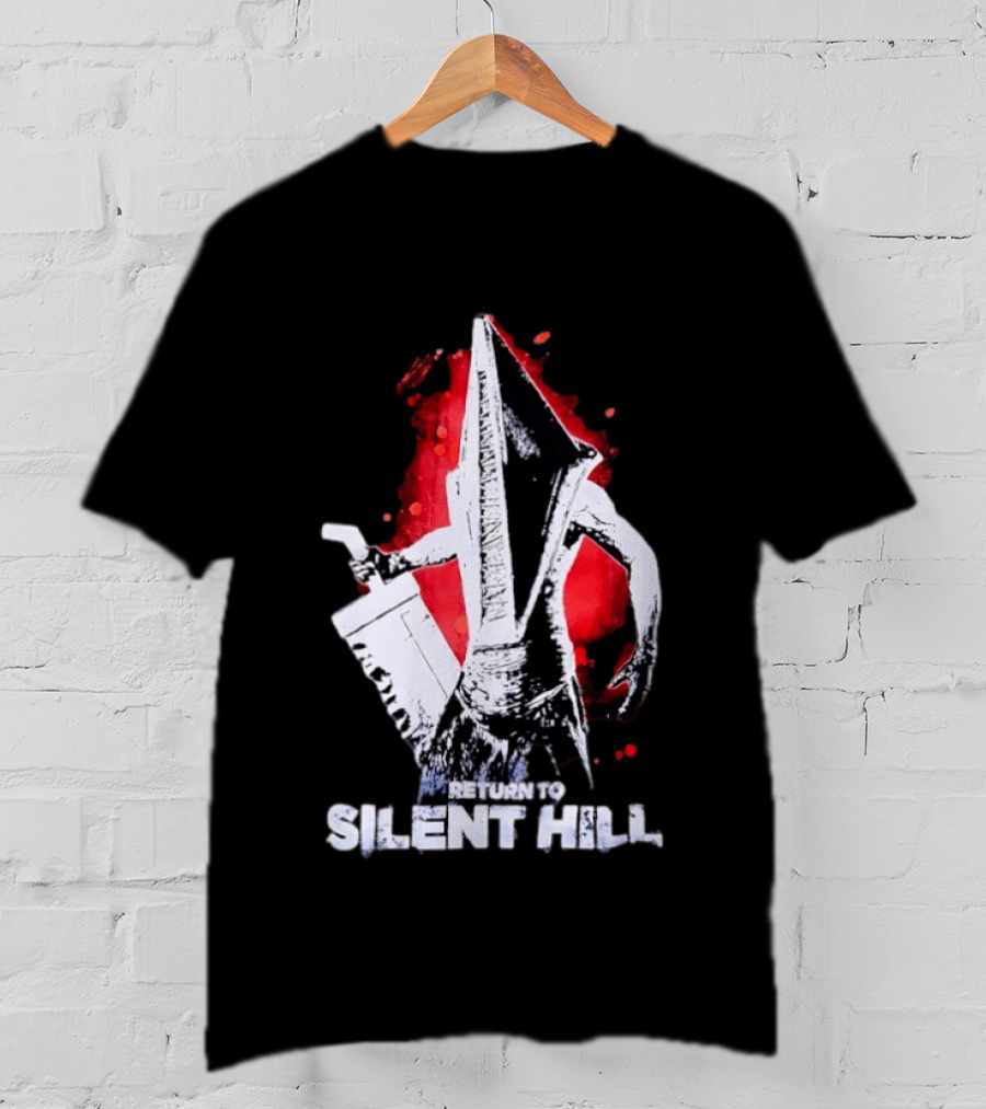 Return To Silent Hill Pyramid Head Iconic Horror T-Shirt