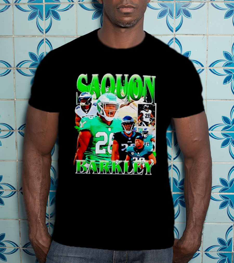 Saquon Barkley 26 Philadelphia Eagles NFL Football 2026 T-Shirt