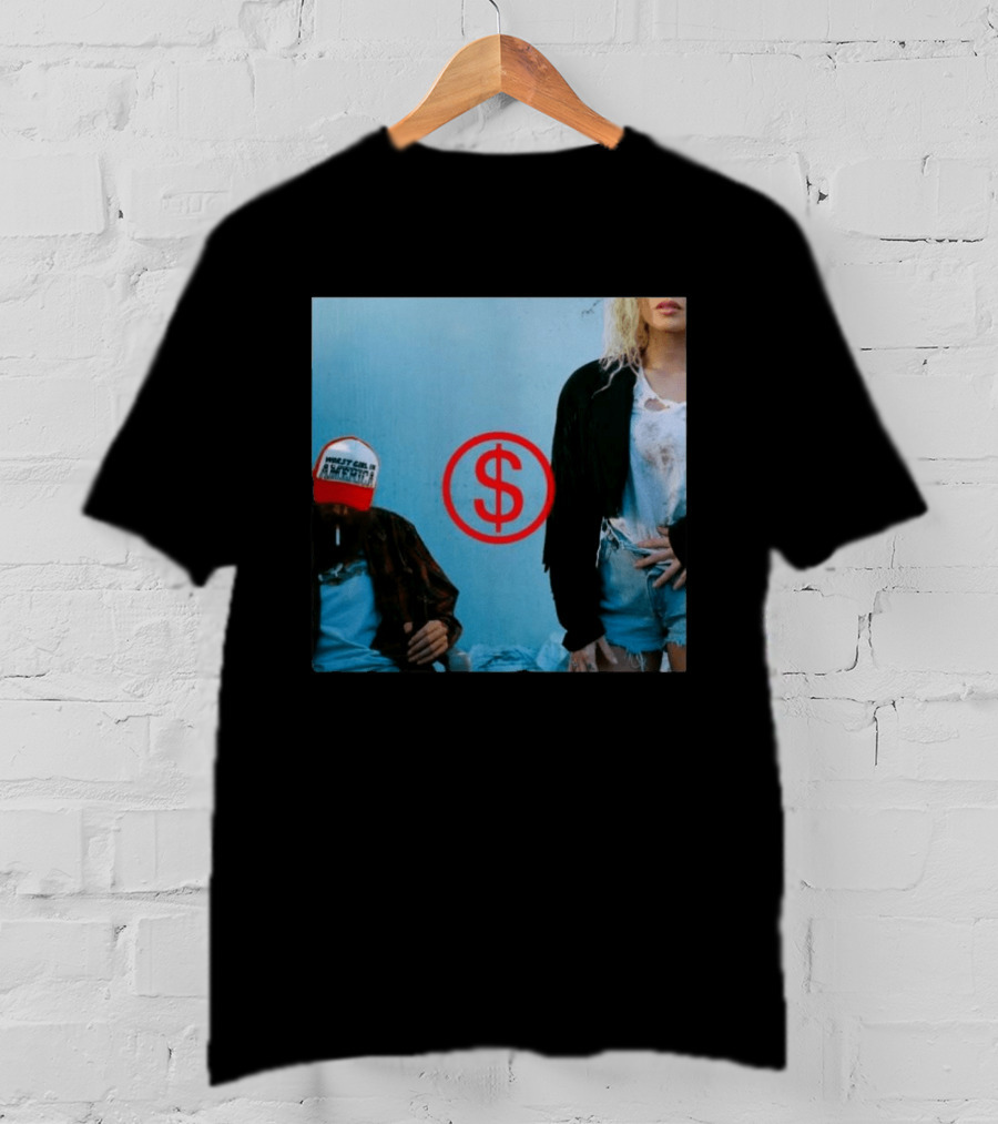 Slayyyter Worst Girl In America Vinyl CD Album Cover Red Dollar T-Shirt