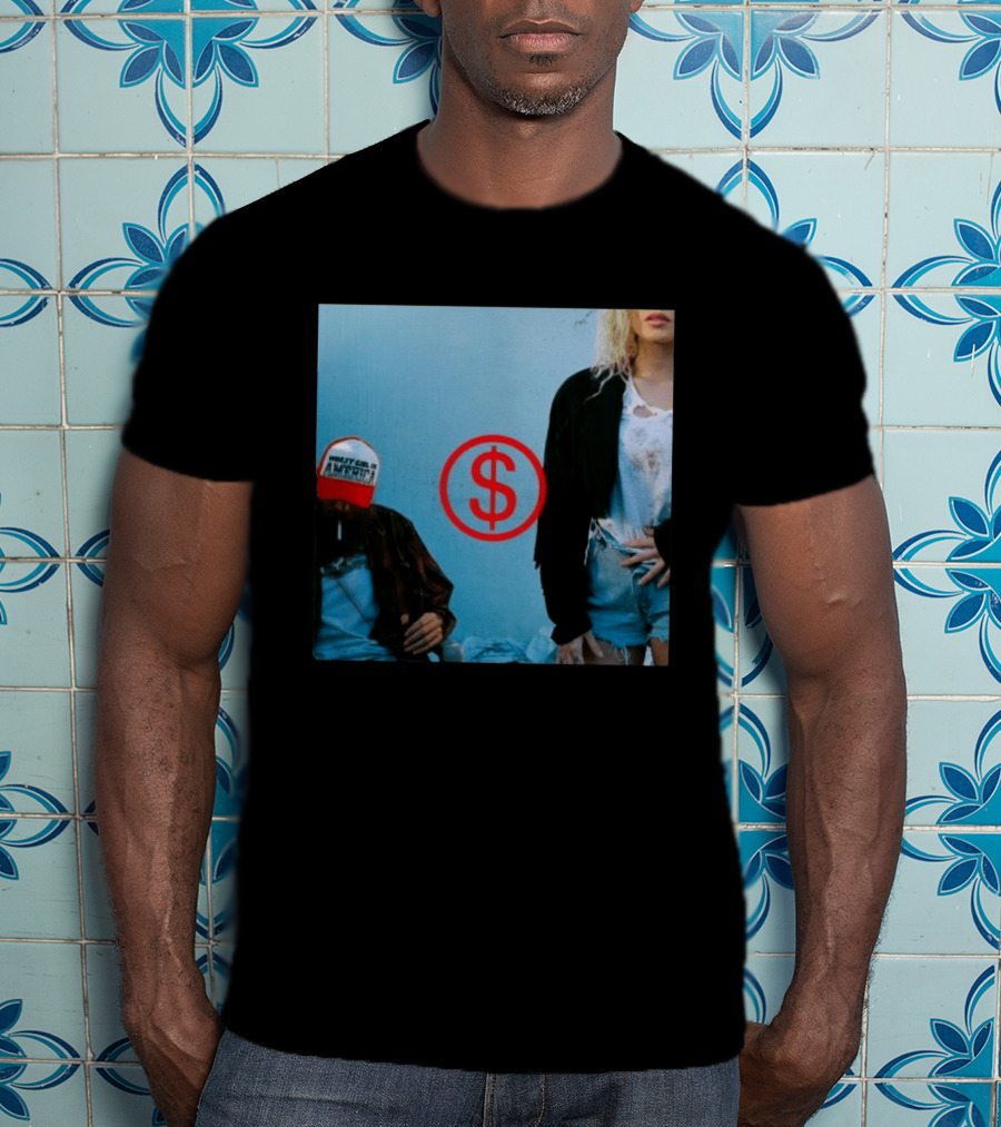 Slayyyter Worst Girl In America Vinyl CD Album Cover Red Dollar T-Shirt