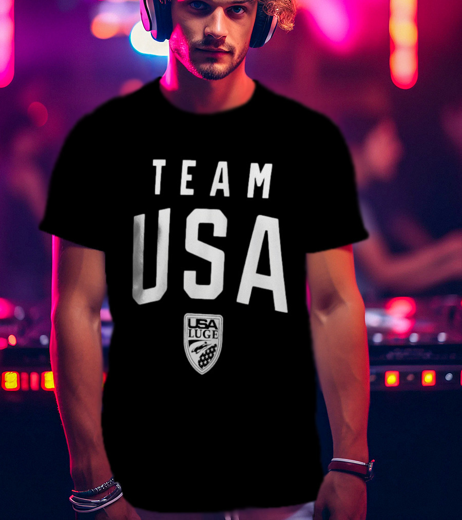 Team USA Luge Winter Sports T-Shirt