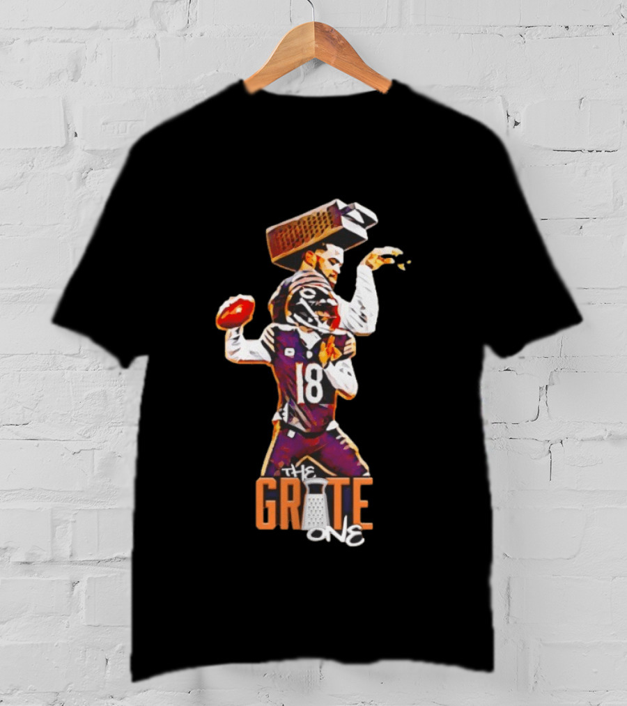 The Grate One Caleb Williams Chicago Bears Football T-Shirt