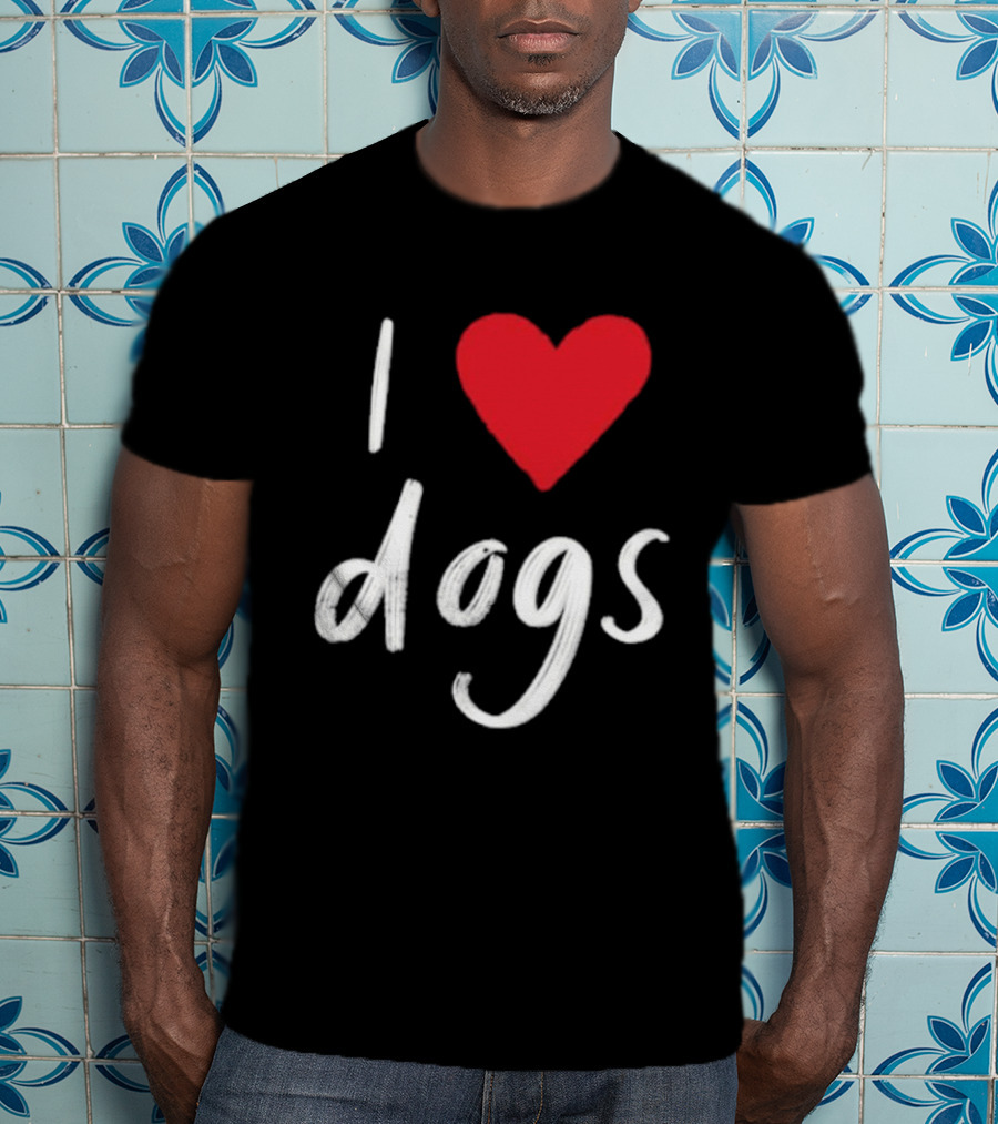 We Rate Dogs I Heart Dogs Love Canine T-Shirt