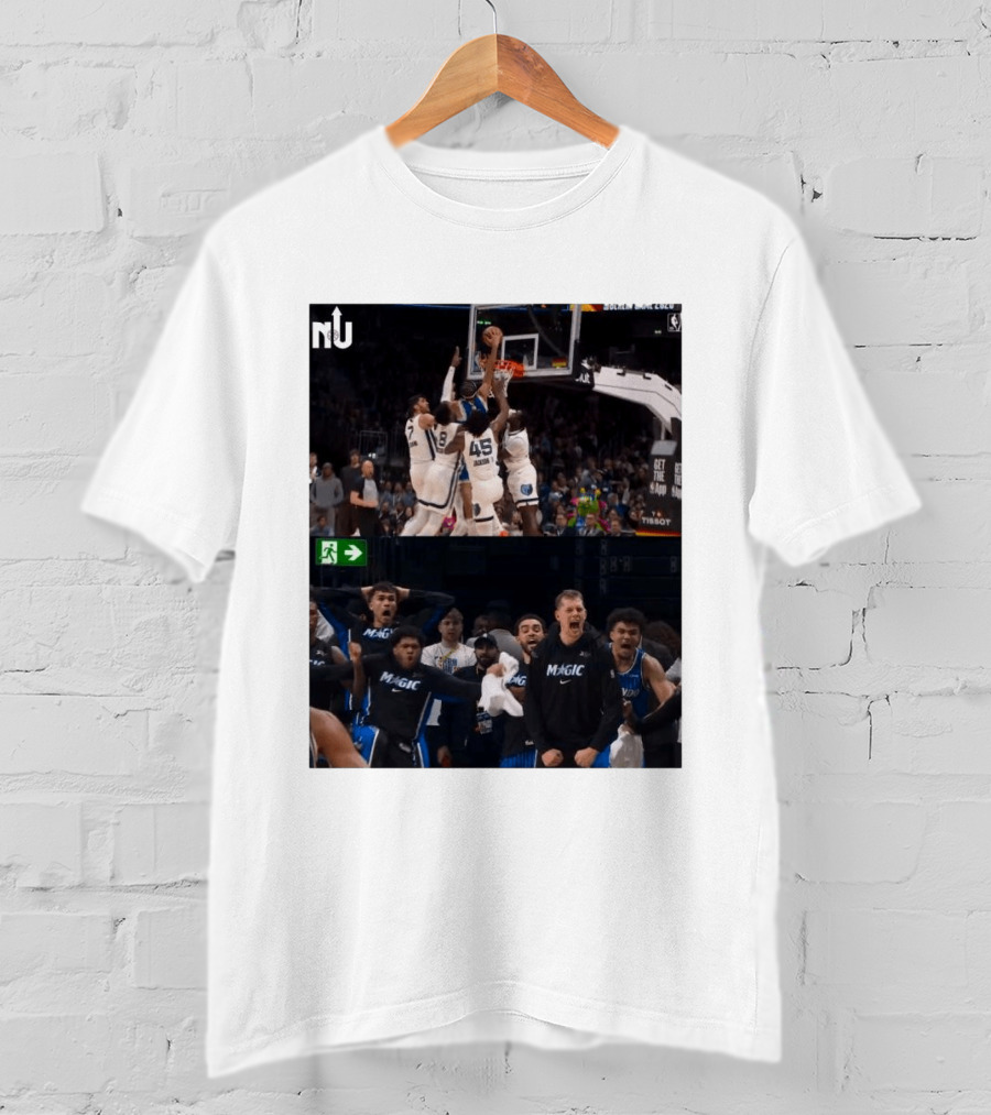 Anthony Black Dunk Against Memphis Grizzlies Magic Reaction T-Shirt
