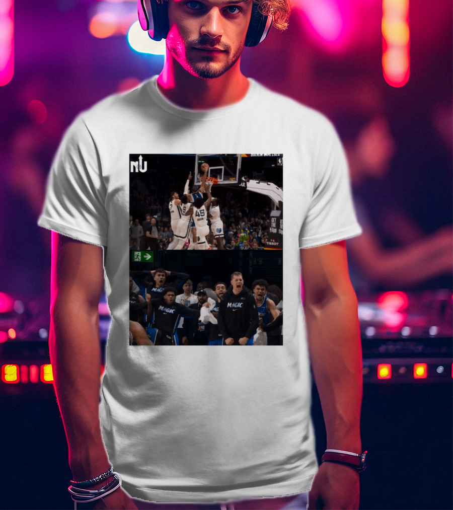 Anthony Black Dunk Against Memphis Grizzlies Magic Reaction T-Shirt