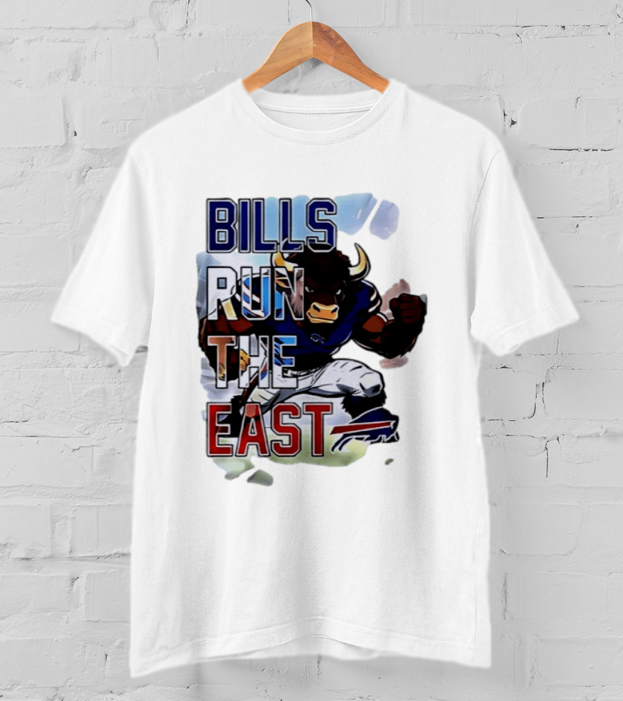 Bills Run The East Buffalo Bills 2025 Wild Card Weekend T-Shirt