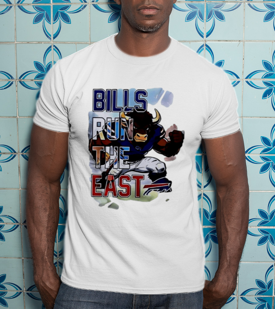 Bills Run The East Buffalo Bills 2025 Wild Card Weekend T-Shirt