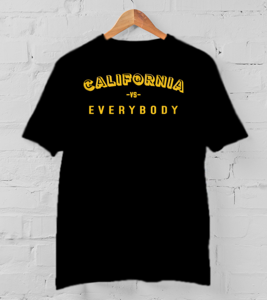 California Vs Everybody Yellow T-Shirt