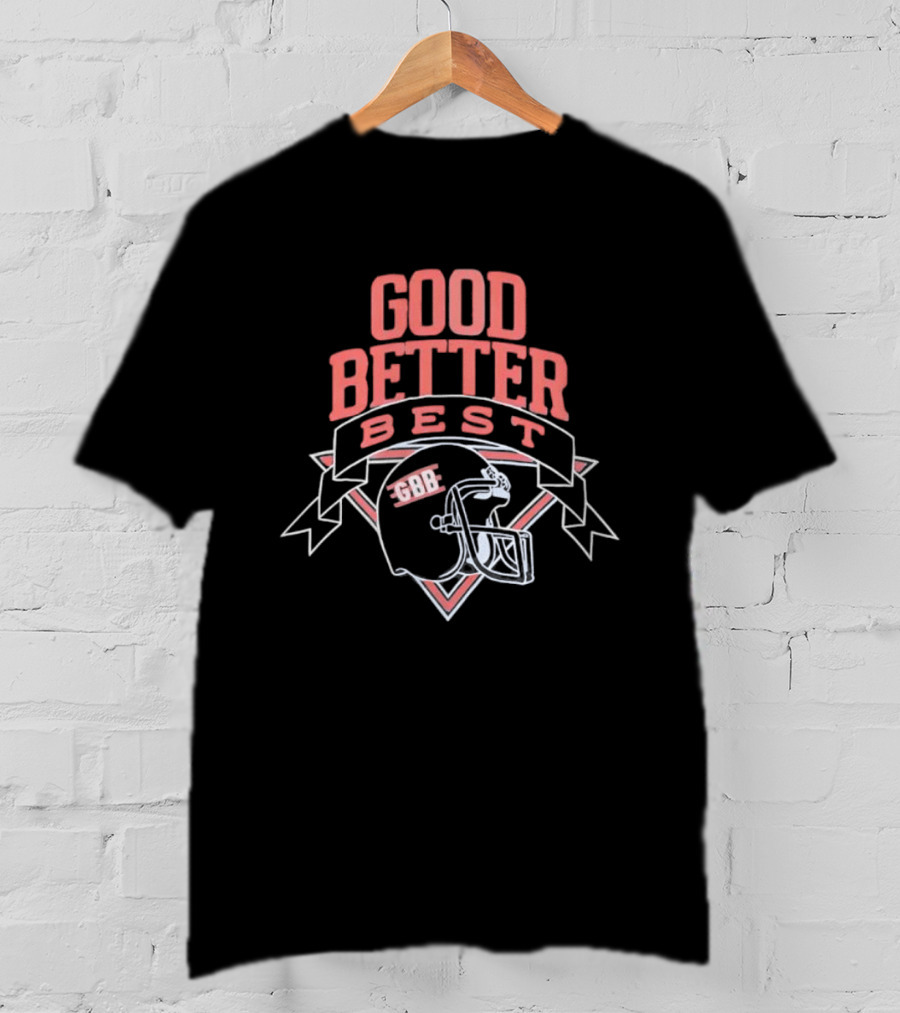 Chicago Bears Good Better Best SGR Helmet T-Shirt